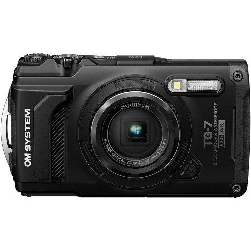 Компактный фотоаппарат Olympus OM System Tough TG-7 черный