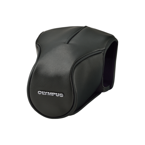 Кожаный чехол Olympus CS-46 FBC с фронтальной крышкой для OM-D E-M5 Mark II черный (V601067BW000)