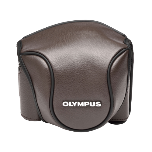 Кожаный чехол Olympus CSCH-118 для фотоаппарата Stylus 1 коричневый (V600079NW000)