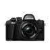 Фотоаппарат Olympus OM-D E-M10 Mark II Pancake Double Zoom Kit с объективами 14-42 EZ и 40-150mm черный (V207053BE000)