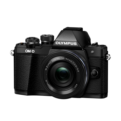 Фотоаппарат Olympus OM-D E-M10 Mark II Pancake Zoom Kit с 14-42 EZ черный (V207052BE000)