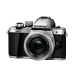 Фотоаппарат Olympus OM-D E-M10 Mark II Pancake Double Zoom Kit с объективами 14-42 EZ и 40-150mm серебристый (V207053SE000)