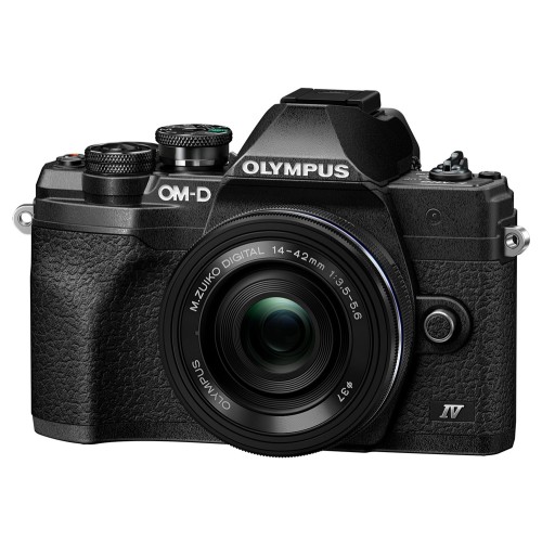 Беззеркальный фотоаппарат Olympus OM-D E-M10 Mark IV kit 14-42 EZ, черный