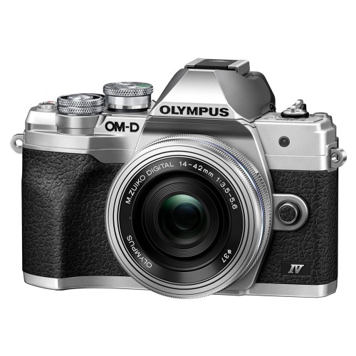 Беззеркальный фотоаппарат Olympus OM-D E-M10 Mark IV kit 14-42 EZ, серебристый