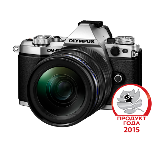 Фотоаппарат Olympus OM-D E-M5 Mark II 1240 Kit с объективом 12-40 1:2.8 серебристый (V207041SE000)