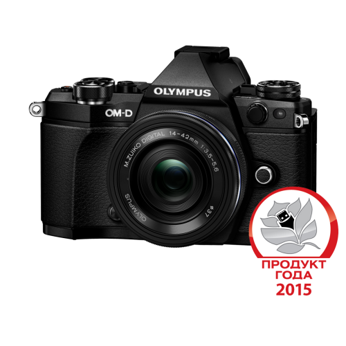 Фотоаппарат Olympus OM-D E-M5 Mark II Pancake Zoom Kit с объективом 14-42 EZ черный (V207044BE000)