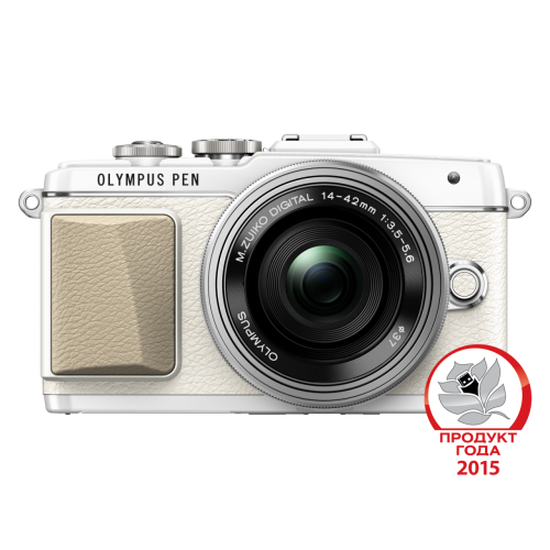 Фотоаппарат Olympus PEN E-PL7 Pancake Kit с 14-42 EZ белый (V205073WE001)