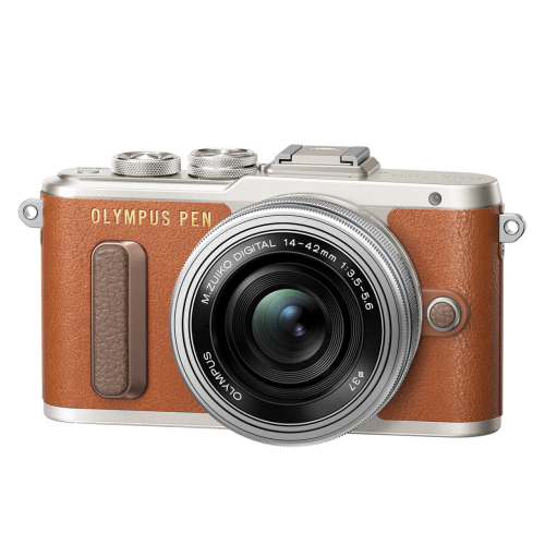 Фотоаппарат Olympus PEN E-PL8 Pancake Kit с 14-42 EZ коричневый