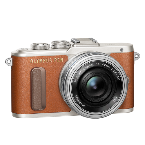 Фотоаппарат Olympus PEN E-PL8 Pancake Kit с 14-42 EZ коричневый