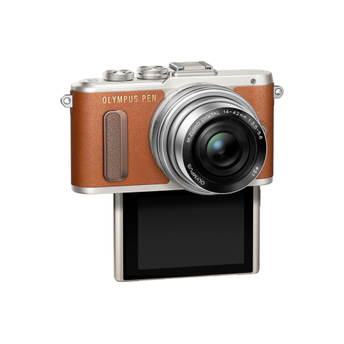 Фотоаппарат Olympus PEN E-PL8 Pancake Kit с 14-42 EZ коричневый