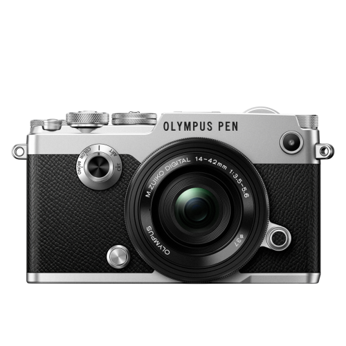 Фотоаппарат Olympus PEN-F Pancake Zoom Kit с объективом 14-42 EZ серебристый (V204061SE000)